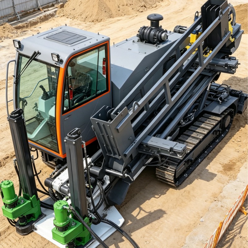 Heavy Equipment Drilling Rig - Macchina Perforatrice Orizzontale Direzionale (HDD) Personalizzata