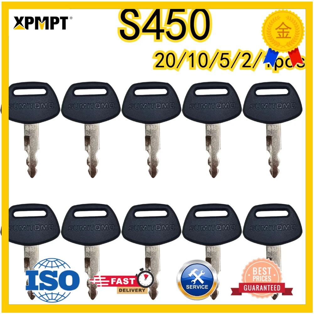 Heavy Equipment Logos - 20/10/5/2/1 Pezzi Chiavi di Accensione in
