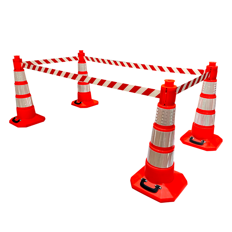Road Traffic Cone - Cono Stradale Pieghevole Riflettente Lucido di