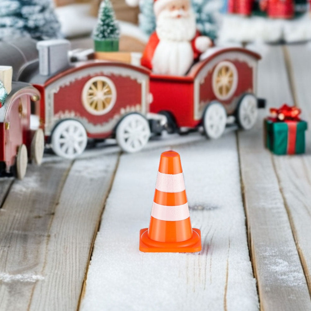 Road Traffic Cone - Set di 24 mini coni stradali