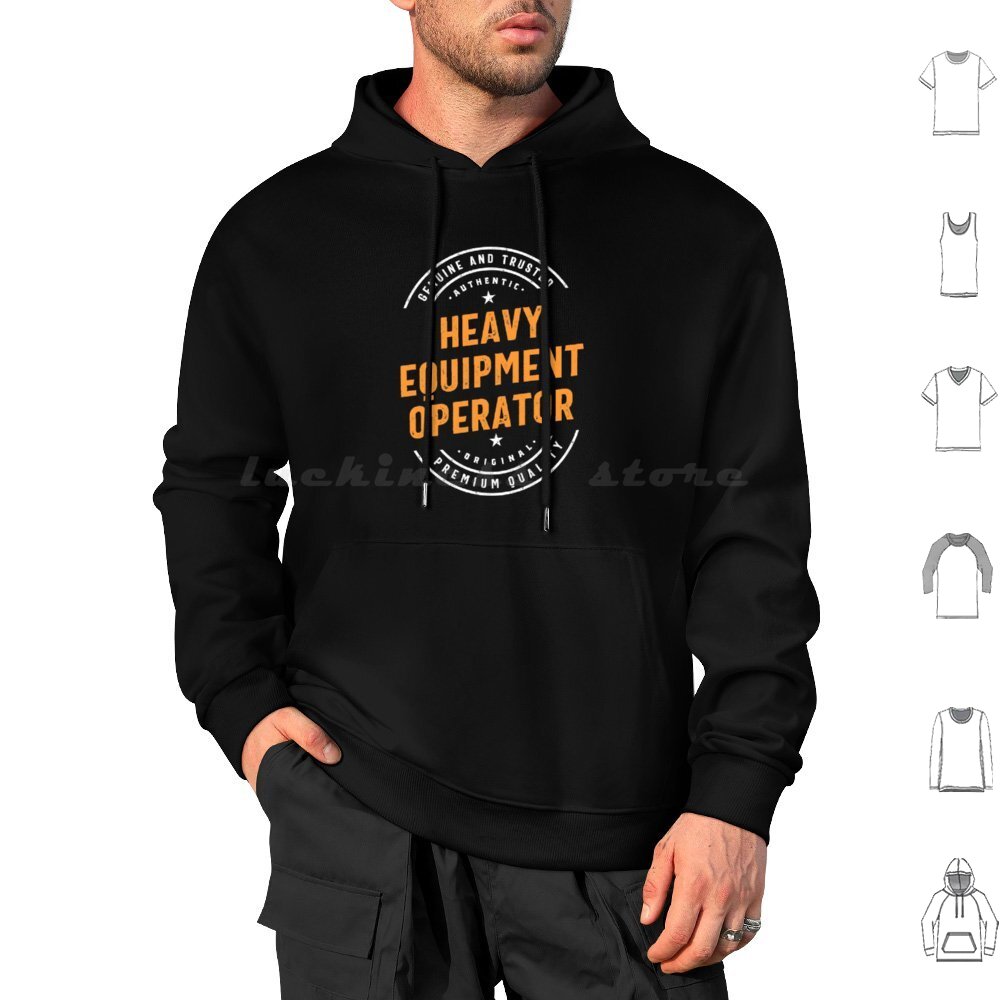 Heavy Equipment Jobs - Felpe con cappuccio per operatori di