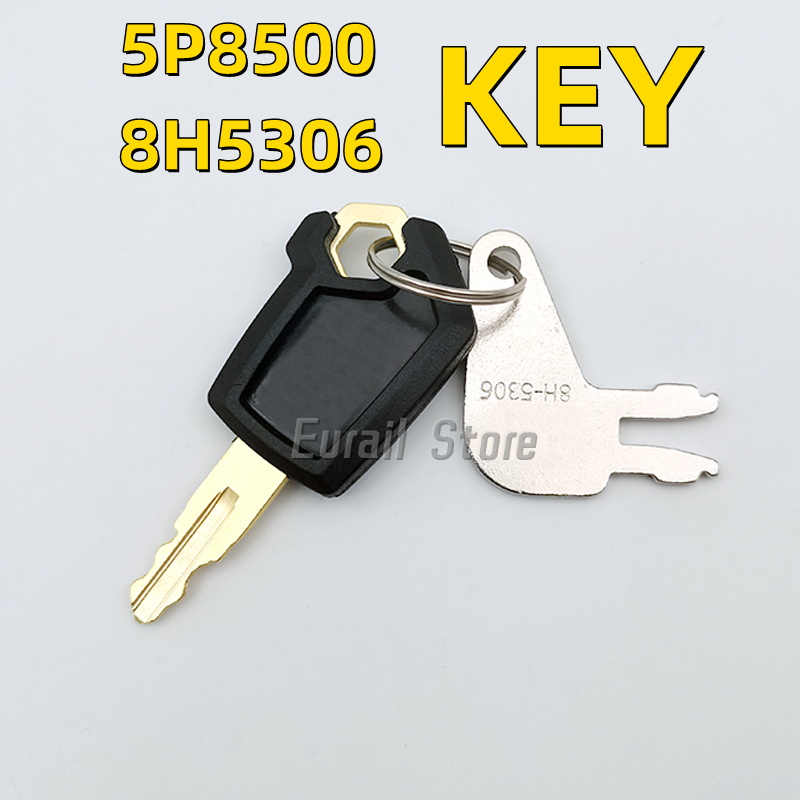 Heavy Equipment Logos - 5P8500 + 8H5306 Chiave di accensione
