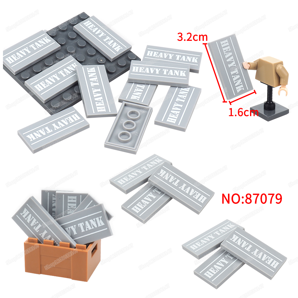 Heavy Equipment Lego - HEAVY TANK Modello Building Block 87079