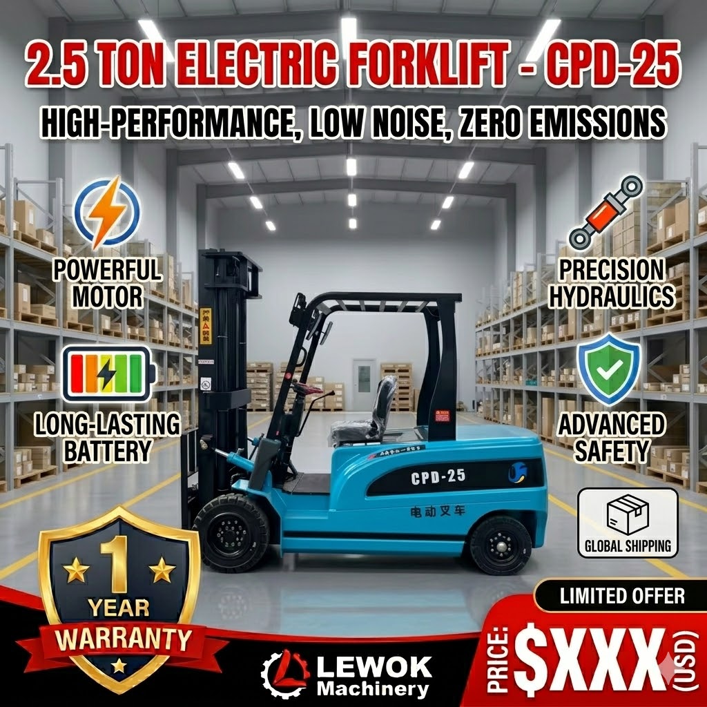 Heavy Equipment Battery - Carrello Elevatore Elettrico per Pallet 2.5