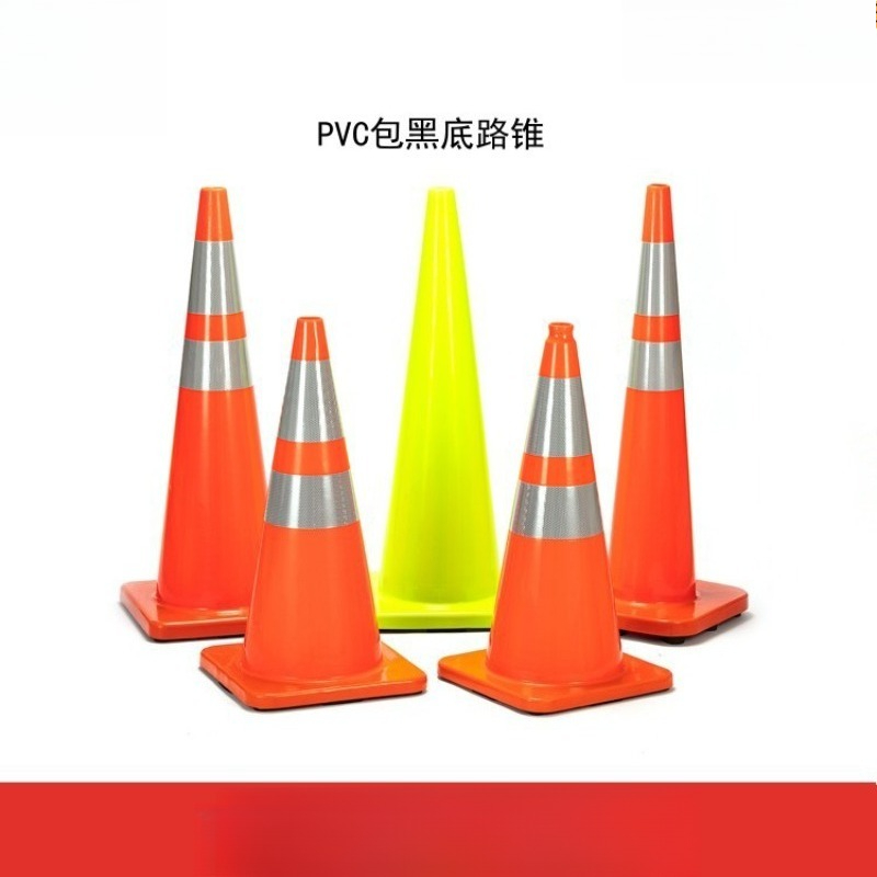 Road Traffic Cone - Cono stradale riflettente in PVC RC700D-1