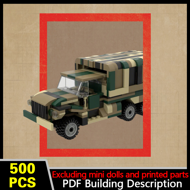 Heavy Equipment Lego - Modello di Camion Militare Pesante MOC,