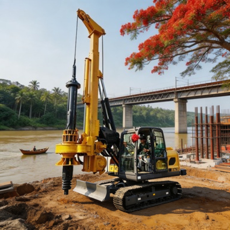 Heavy Equipment Drilling Rig - Trivella rotativa cingolata per impieghi gravosi,