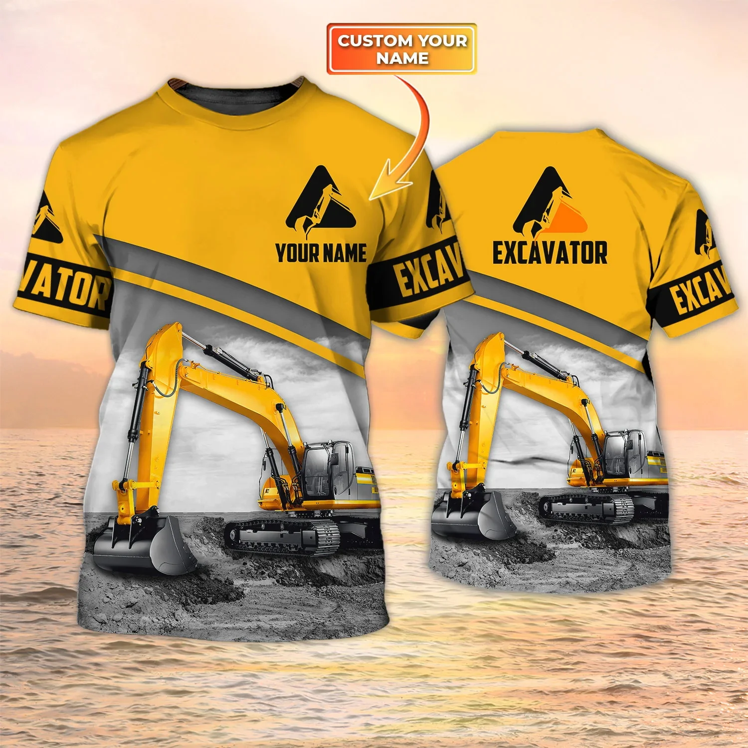 Heavy Equipment Names - T-shirt da uomo più nuova moda