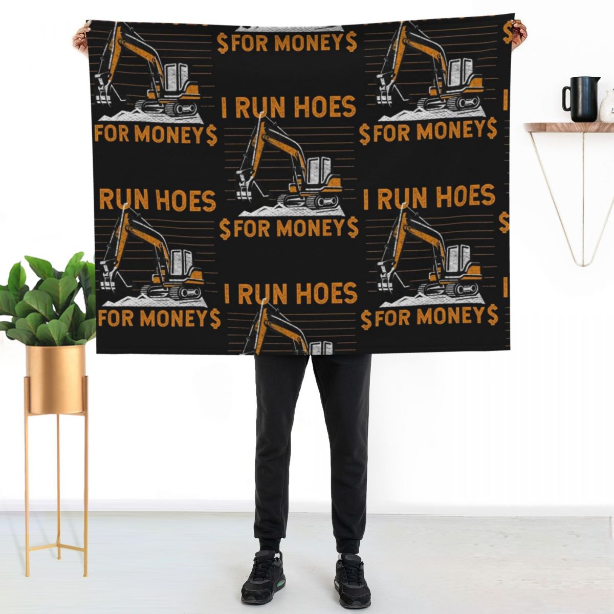 Coperta divertente con motivi  - Heavy Equipment Quilt recensione e prezzo