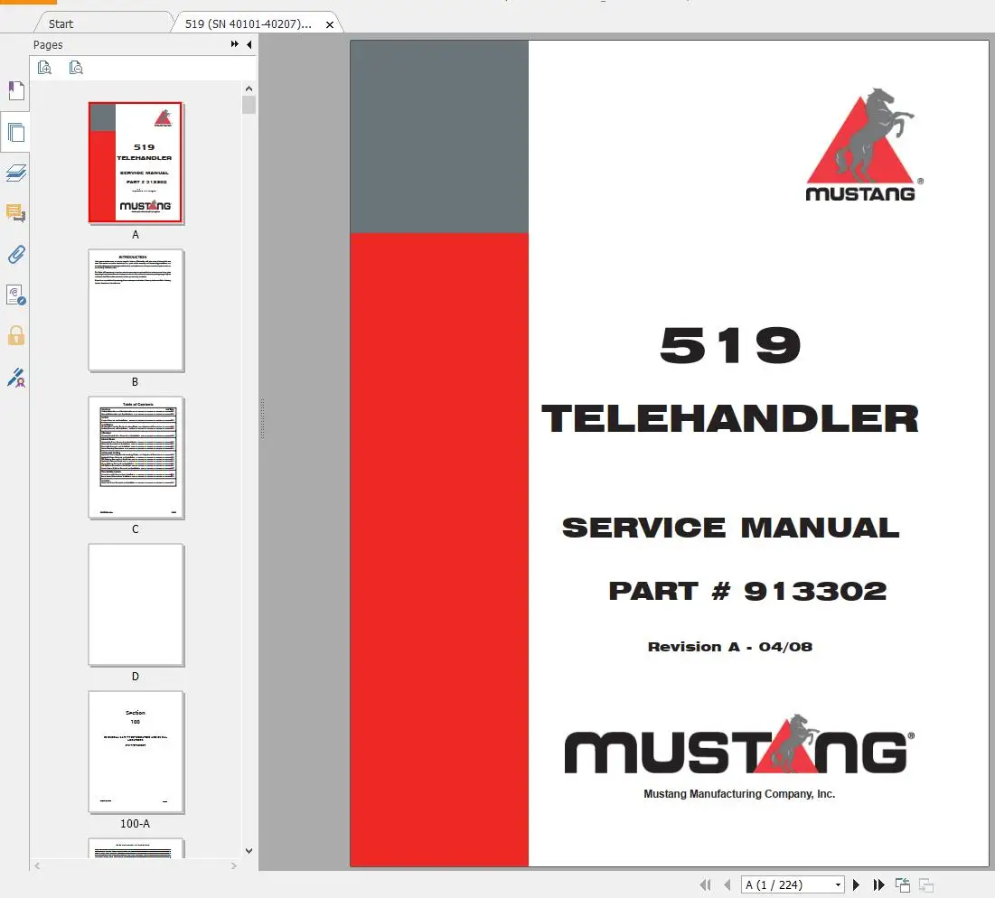 AutoDVD Mustang Macchinari Att - Heavy Equipment Manual recensione e prezzo