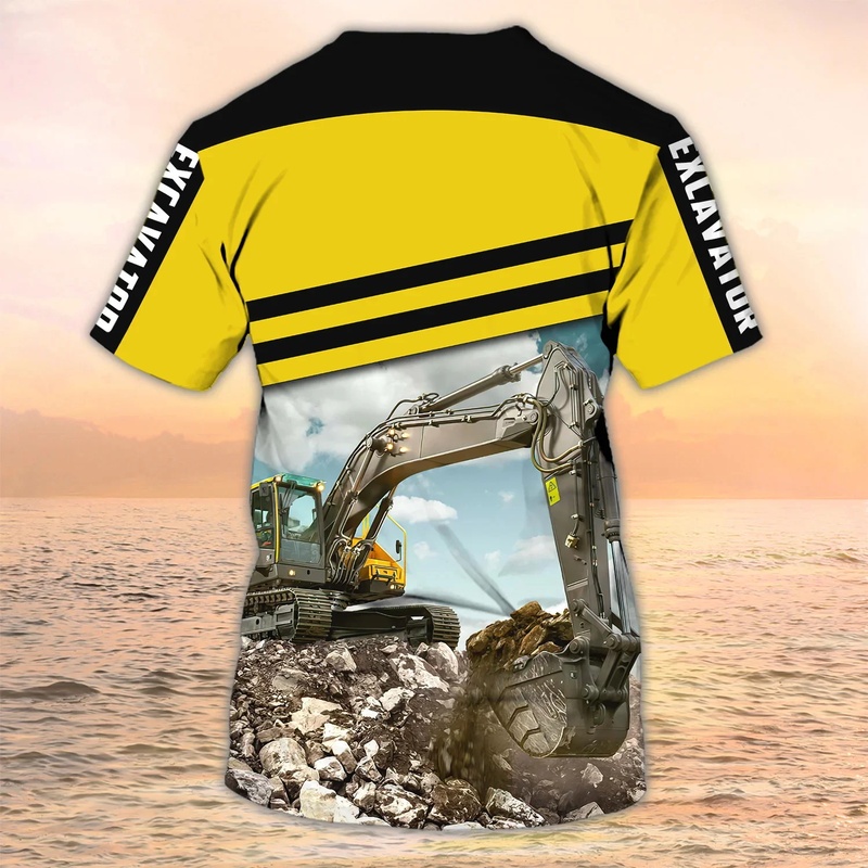 T-shirt da uomo personalizzata - Heavy Equipment Names recensione e prezzo