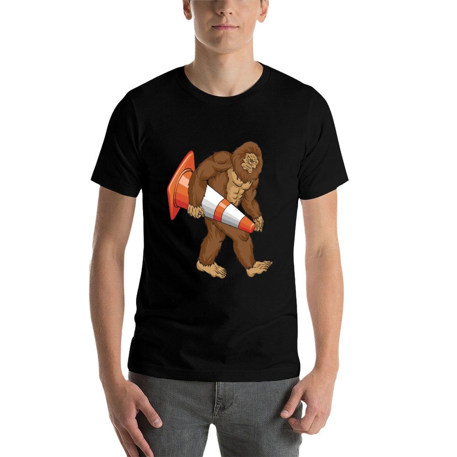 Cono Stradale Bigfoot - T-Shir - Road Traffic Cone recensione e prezzo
